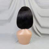 13X4frontal Bob 8inch pixie cut straight wig