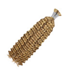 European and American cross-border real human hair wigs for women P27/30/613 bulk human hair full real hair wigs