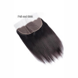 13*6 lace frontal straight human hair cross-border