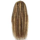 4/27 curly human hair wig Highlight Ombre 4/27 Human Hair