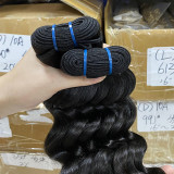 Real human hair wigs, loose deep wave bundles, hair extensions for women, human hair, foreign trade wigs in stock