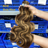 Real human hair wigs, P4/30 boho braids human hair bundles, European and American cross-border hair