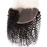 13*4 HD lace water wave curly hair extensions, real human hair, cross-border supply, in stock