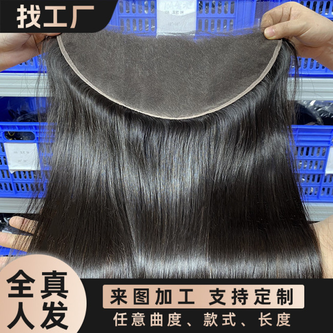 13*6 HD Transparent Lace Human Hair Frontal Closure