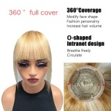 European and American wigs made from real human hair for women, 12P613 hair topper, top hairpiece, foreign trade cross-border wholesale