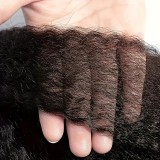 4*1lace fringe Kinky straight Bob Yaki Brazilian Human Hair