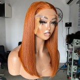 11Grade Brailian Straight Bob 13*4 Frontal Human Hair 18inch