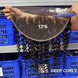 13*6 HD Transparent Lace Human Hair Frontal Closure