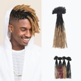 Real human hair dreadlocks, hand-twisted African reggae dreadlocks, human hair dreadlocks 0.2cm