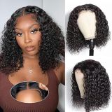 Wig made of real human hair with 4x4 lace front, deep bob style, women's wig, bob cut, high-definition front hair