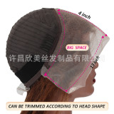 Wigs cross-border European, American, and African human hair wigs, front lace wholesale full head wigs, hot-selling cross-border bestsellers