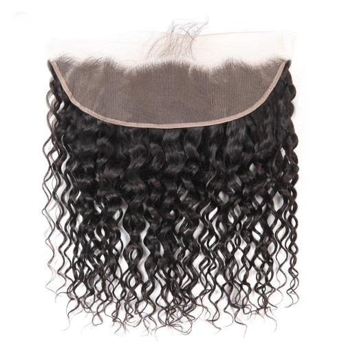 WaterWaveLaceFrontalClosureBraziliaHumanHair fully hand-woven craftsmanship