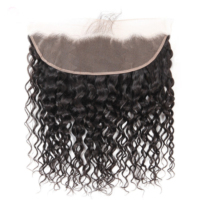 WaterWaveLaceFrontalClosureBraziliaHumanHair fully hand-woven craftsmanship
