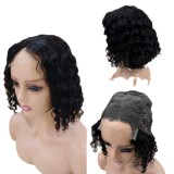 4*4 lace Curly Bob Glueless 200%density  10inch Human hair