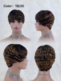 Human Hair Short Cut Pixie Wig Hot Sale High Quality