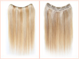Cross-border dyed human hair U/V1PS5 clip-in wig for cosplay One Pieces Clip in human hair