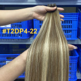 Human hair wigs, hand-knitted hair wefts for women, human hair genius weft bundles, European and American cross-border