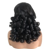 12A 13*4 bouncy Curly Human Hair Wigs 100% real human hair wig bouncy