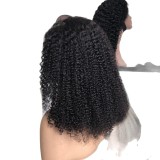 13*4 kinky curly human hair wig, curly hair, high density 300 density sdd