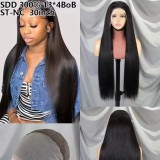 SDD 300%density 13*4 frontal Double Drawn Straight Bob Wig