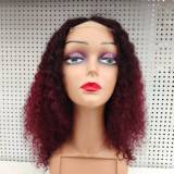 SDD 4*4Lace Closure Glueless Curly Wigs 100% Brazilian human