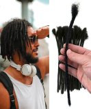 Real human hair dreadlock wig, hand-twisted African dreadlocks, human hair dreadlocks 0.6cm