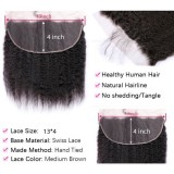 13*4 pure hand-woven human hair large braids with lace front accessories, popular in Europe, America, and Africa, available in stock in Xuchang