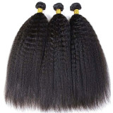 Yaki kinky straight Exterions Virgin Remi human hair in stock