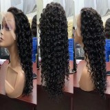 12A Indian 200% Density Water Wave 13*4 Frontal Human Hair