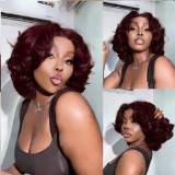 4*4 lace Loose Bouncy 250%density  Brazilian human  hair