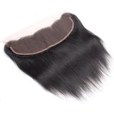 13*4 HD transparent lace straight human hair frontal