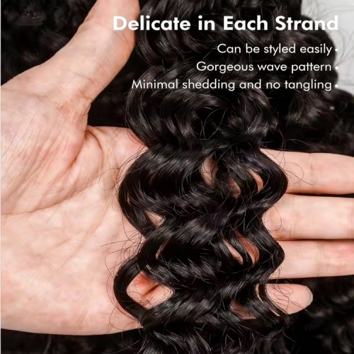 Crochet Feather Hair Extensions Burmese Curly