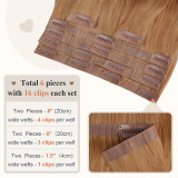 Full human hair wigs, clip-in human hair extensions, cross-border European and American hair extensions, wig pieces