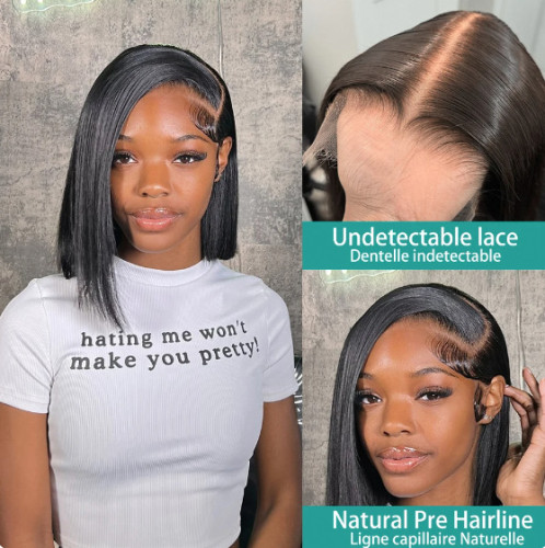 10A Human hair wigs BoB wigs straight