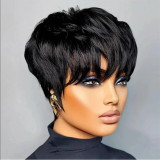 Short Wave Wig Pixie Cut Brazilian Remy Human hair