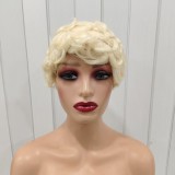 Pixie Cut Wigs 100% Human Hair Wigs Short Curly Pixie