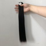 Super Double Drawn straight human hair bundles of the first grade