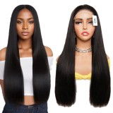 SDD 300%density 13*4 frontal Double Drawn Straight Bob Wig