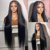 12A Brazilian Human hair 13*4frontal straight Wig180%density