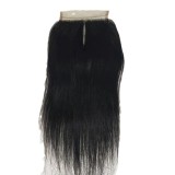 4x4 T-shaped human hair wig block lace closure human hair lace machine-made hair block Henan