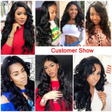 Body Wave LaceFrontWigs Human Hair Glue-Free Real Human Hair Big Wave Wig