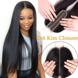 Upermall Kim K 2x6 Swiss Transparent Lace Closure Straight
