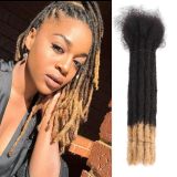 Real human hair dreadlock wig, hand-twisted African dreadlocks, human hair dreadlocks 0.6cm