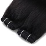 European and American cross-border clip-in human hair invisible seamless hair extensions clip-in human hair wigs