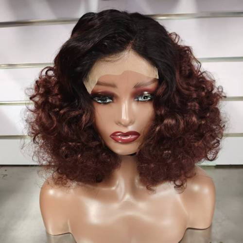 SDD Glueless 5*5Lace Loose Curly 100%Human hair 300%density