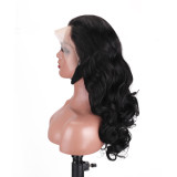 13*4 elastic curly lace front human hair wig, African cross-border curly hair manufacturer, bouncy curly