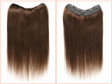 Cross-border dyed human hair U/V1PS5 clip-in wig for cosplay One Pieces Clip in human hair