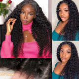 Jerry curly 5*5 Wigs Human Hair Glue-Free HD Lace Long Curly Hair Full Real Hair Wig