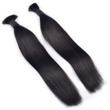 European and American cross-border dreadlock hair extensions, straight strands of real human hair, bulk human hair, full real hair wigs
