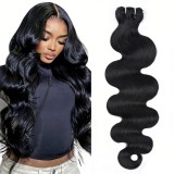 Natural Black Body Human Hair Bundles Cross-border Real Human Hair Bundles